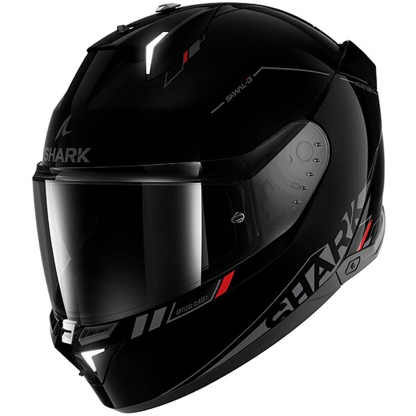 Shark - Casque Skwal i3 Blank SP Noir Brillant