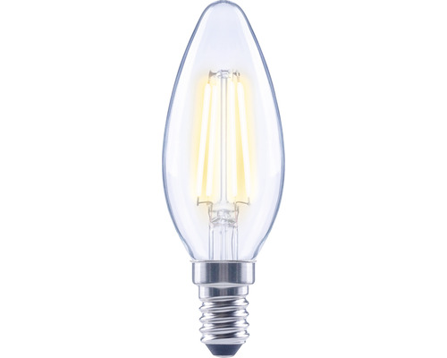 FLAIR LED kaarslamp, dimbaar, C35 E14/4W (40W), 470 lm, 2700 K, warm wit, helder