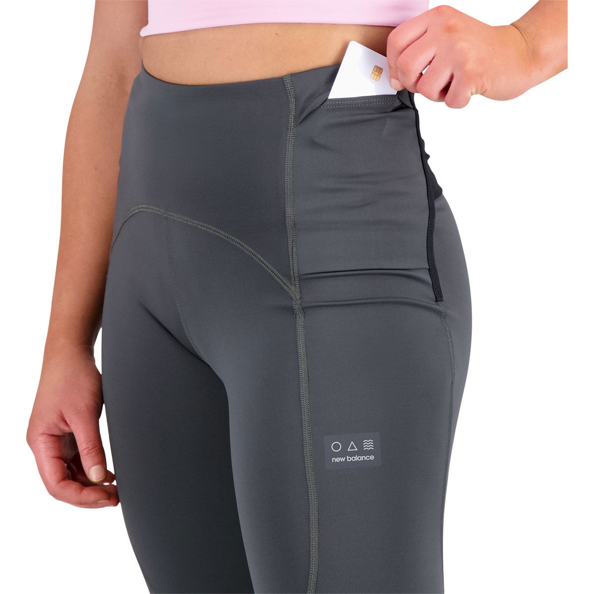 New Balance Impact Run AT High Rise Løbetights Dame