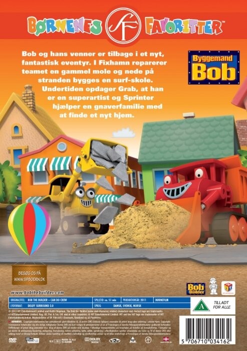 Bob The Builder - Can Do Crew / Byggemand Bob - Ja Vi Kan Holdet - DVD