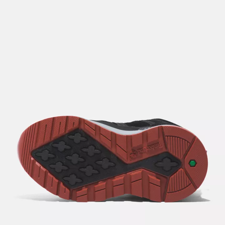 Chaussure mi-haute Euro Trekker pour tout-petit en noir