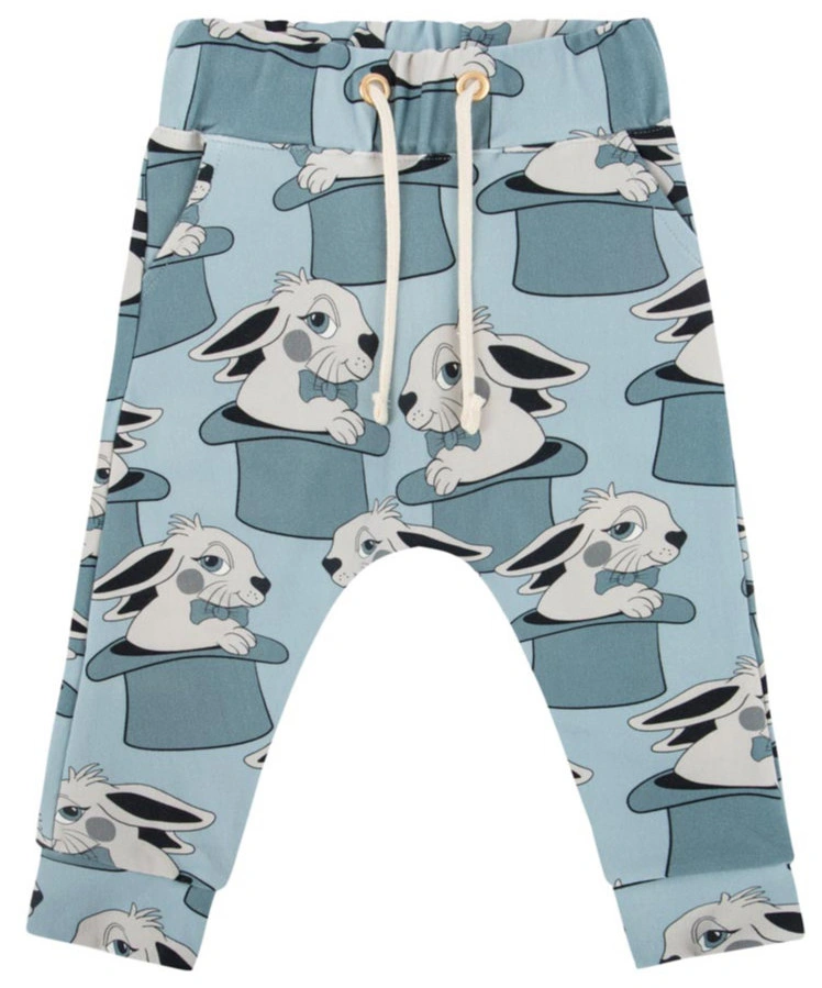 Sweathose RABBIT AOP in blue