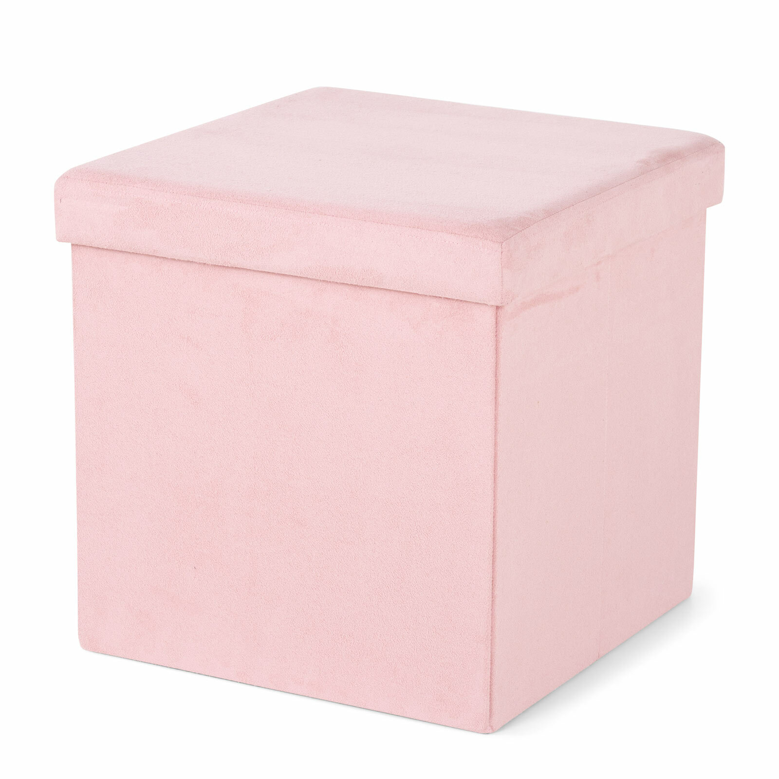 Sitzhocker - rosa - faltbar - 38 cm