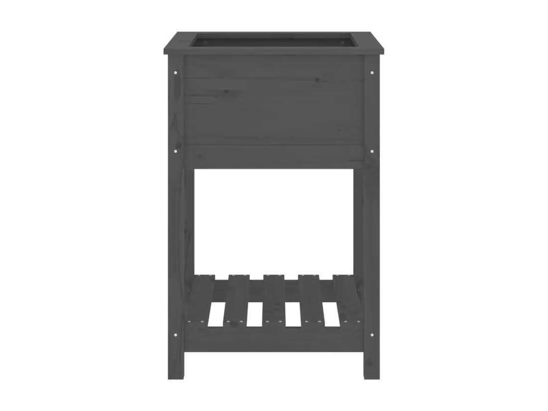 Jardinière bac lit surélevé bois marron 56 x 54 x 81 cm 02_0038396