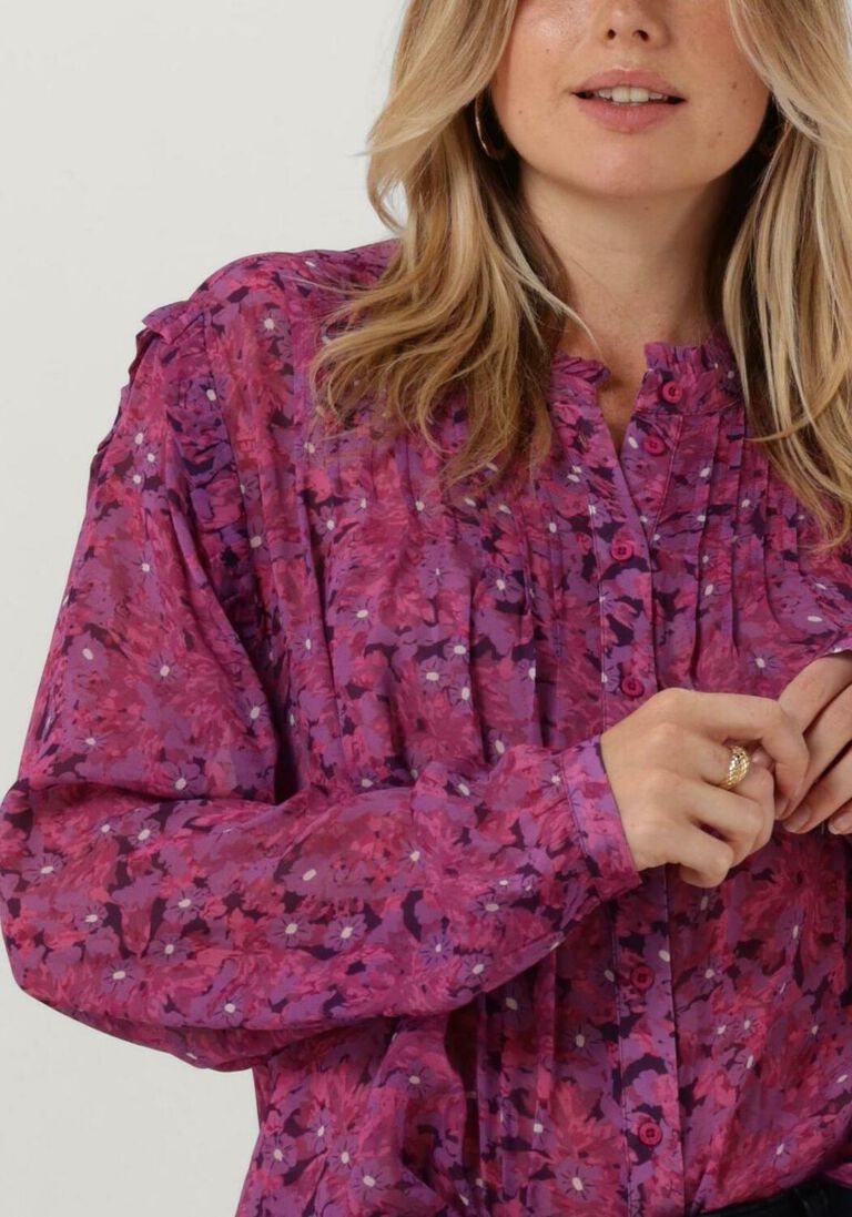 CIRCLE OF TRUST paarse circle of trust blouse mallory blouse