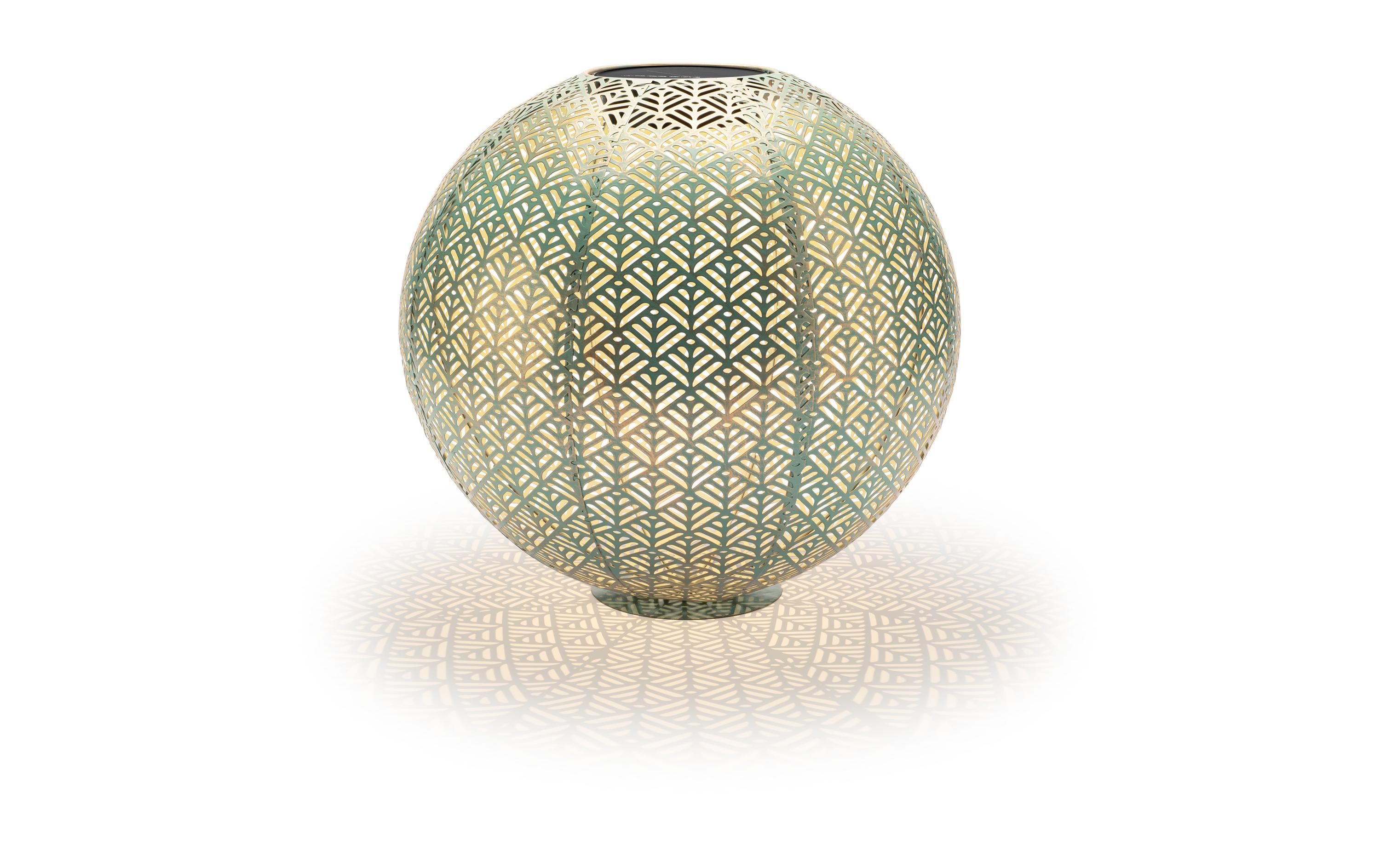 Windlicht Solar Antic Ball Sofia, Ø 40 cm, AquaSolarleuchte zum Aufstellen