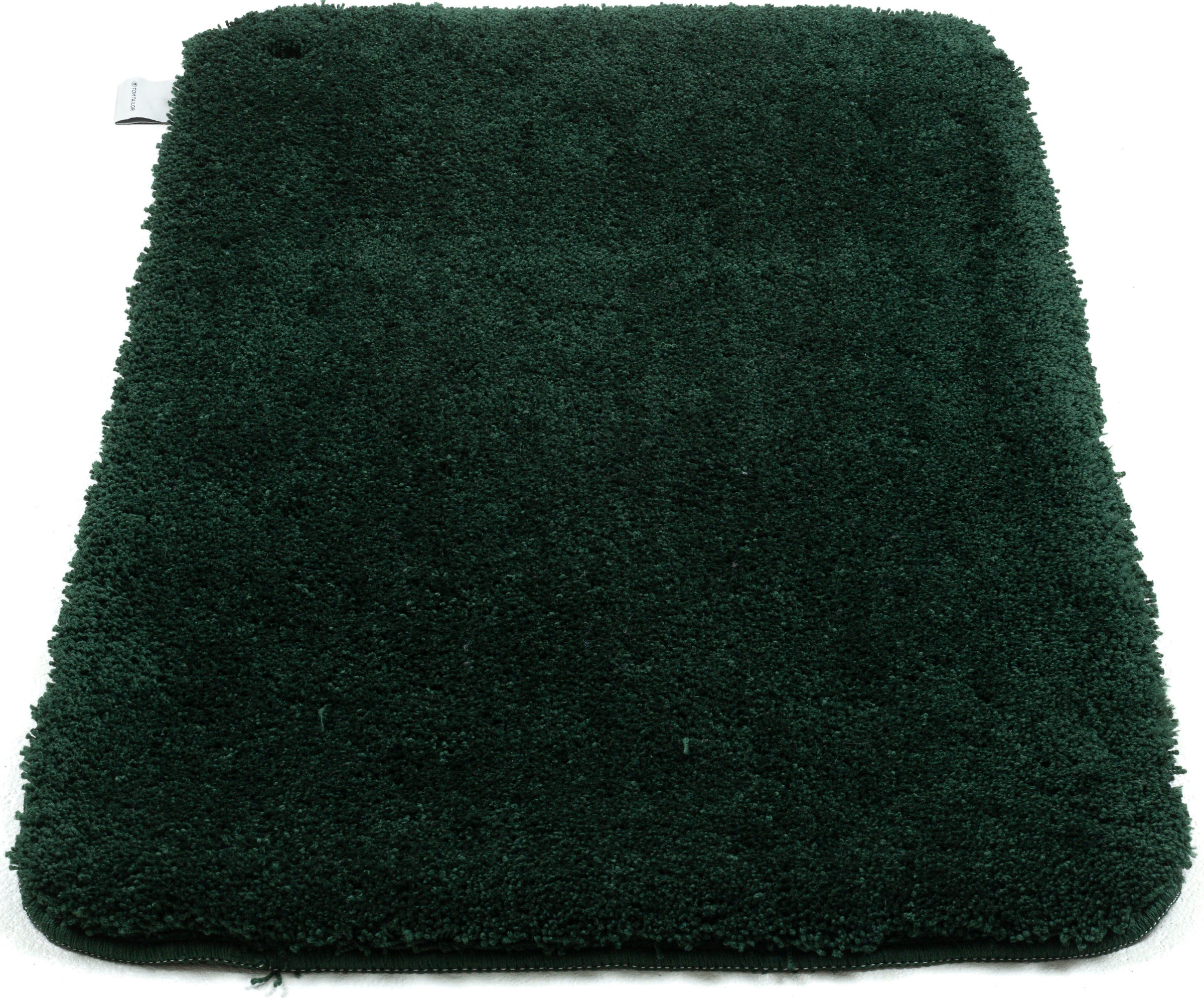 TOM TAILOR HOME Badematte »Cozy Bath UNI« Höhe 27 mm rutschhemmend beschichtet fussbodenheizungsgeeignet Badteppich, Uni Farben, rechteckig, rund und oval erhältlich