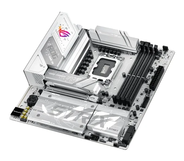 ASUS ROG STRIX B860-G GAMING WIFI - Bundkort - micro ATX - LGA1851 sokkel - B860 Chipset - USB4, USB-C 3.2 Gen 2x2, USB 3.2 Gen 2, USB 3.2 Gen 1 - 2.5 Gigabit LAN, Wi-Fi 7, Bluetooth - onboard grafik (CPU påkrævet) - HD Audio (8-kanaler)