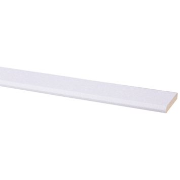 Agnes plint MDF wit stuc 8x45 mm 260 cm