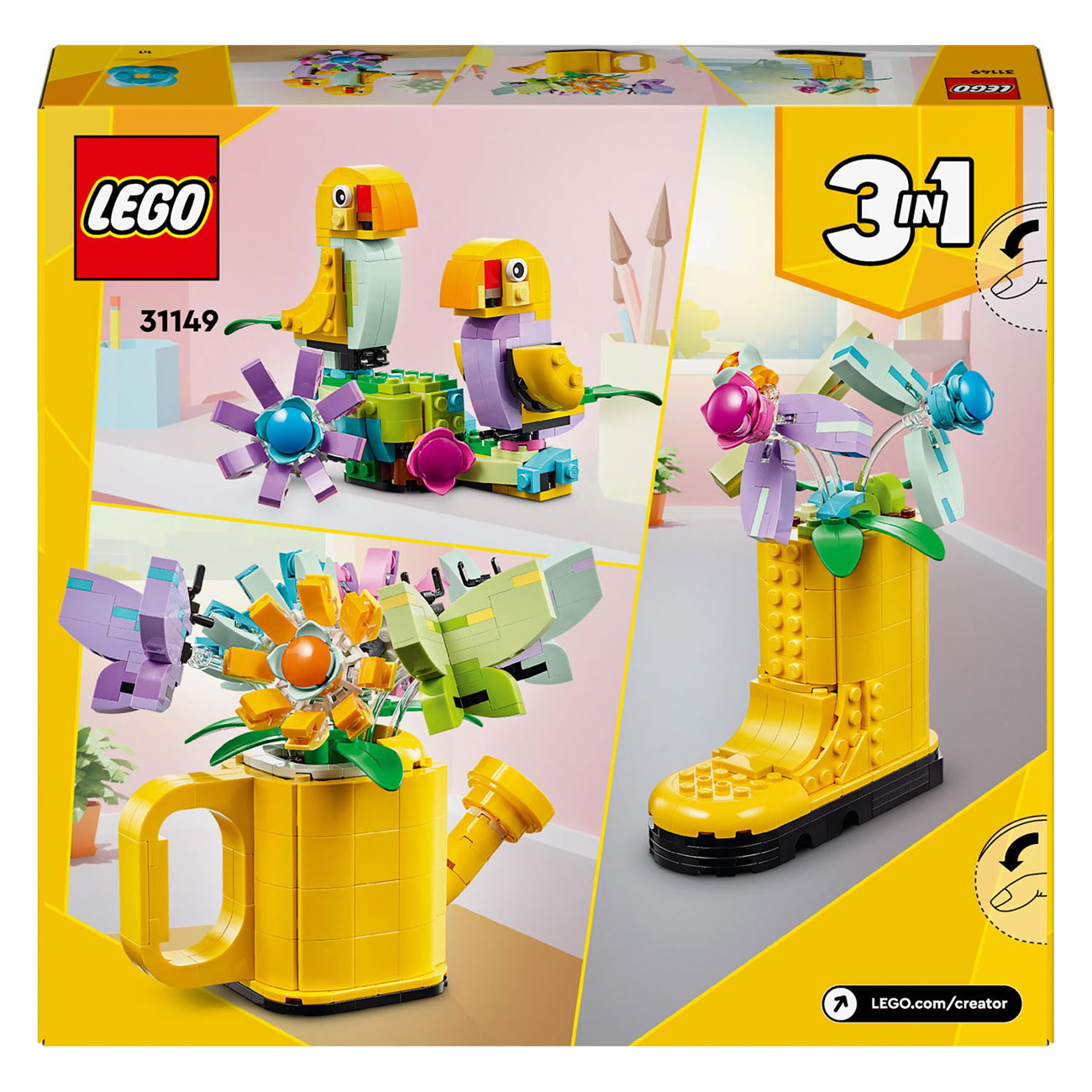 LEGO Creator 31149 Bloemen in Gieter