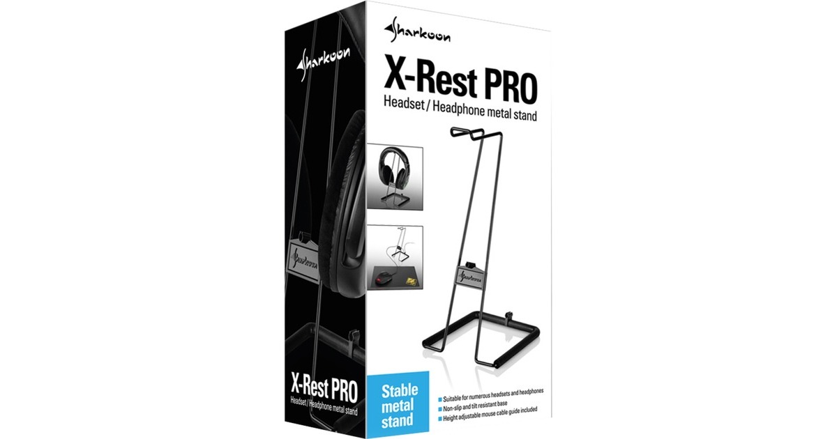 SharkoonX-Rest Pro houder  (Zwart)