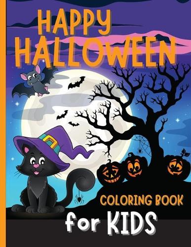 Happy Halloween Coloring Book for Kids (Paperback)