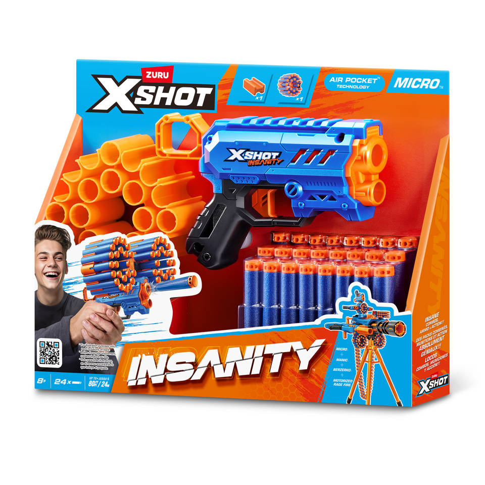 XSHOT Insanity micro blaster