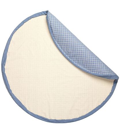 Play&Go Spielteppich - Ø140 - Gitter Blue