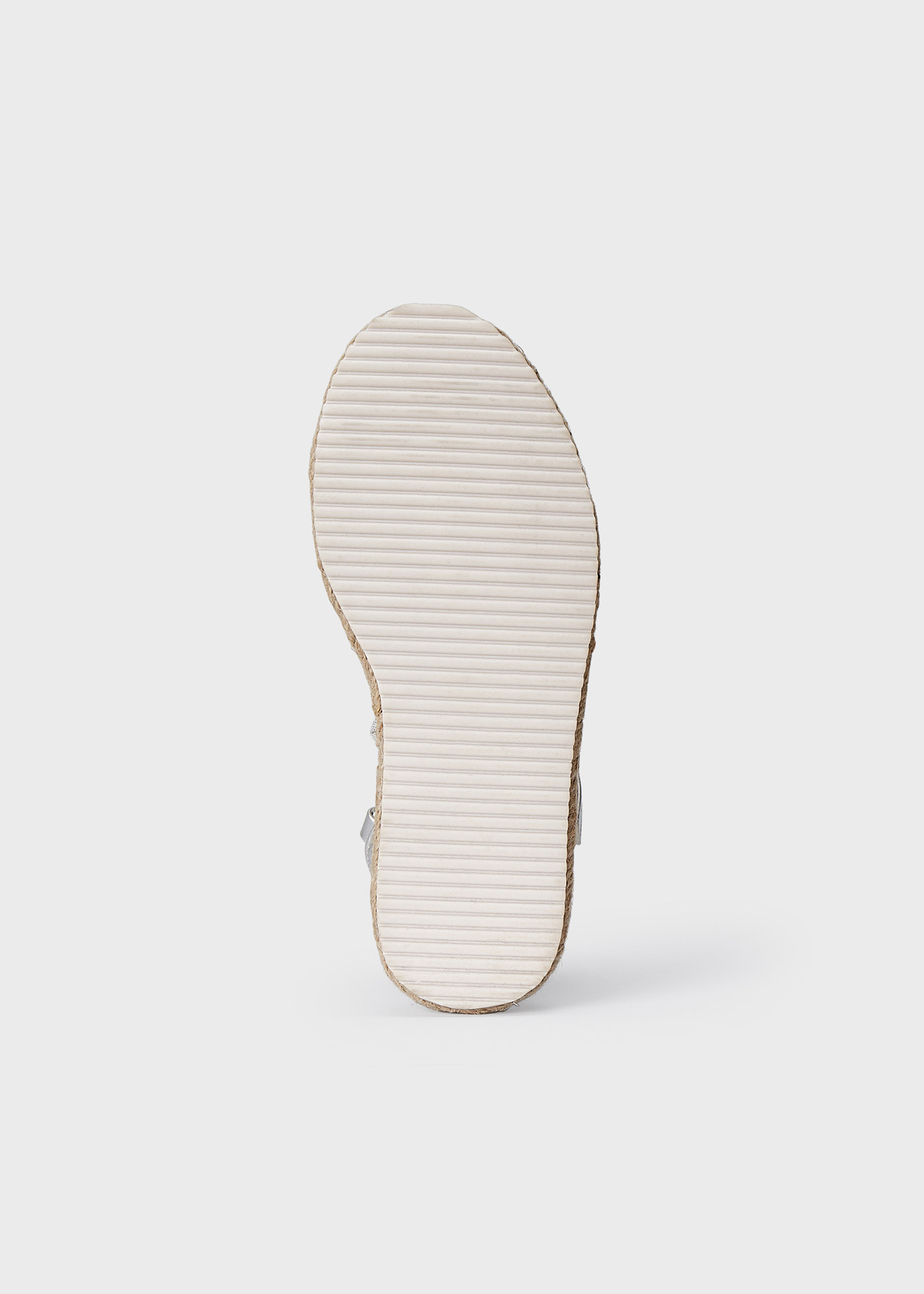 Sandália espadrille com estampa floral para menina