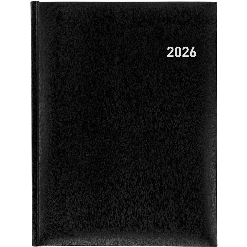 Biella Agenda 2026 Orario, 1 Woche / 2 Seiten, schwarz