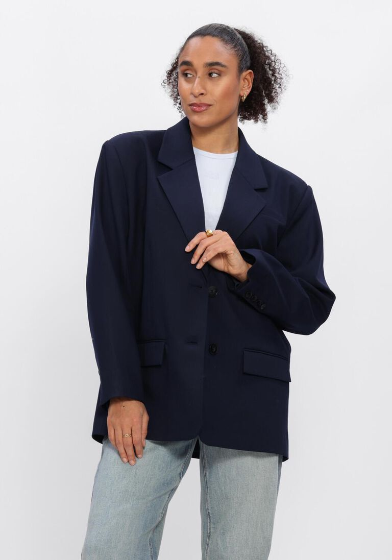 donkerblauwe gestuz blazer gzpaula oz blazer