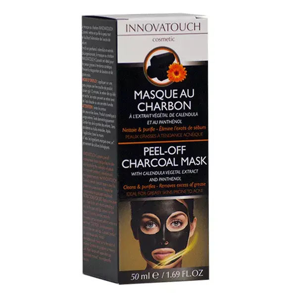 Máscara de Carvão Ativado Innovatouch 50ml