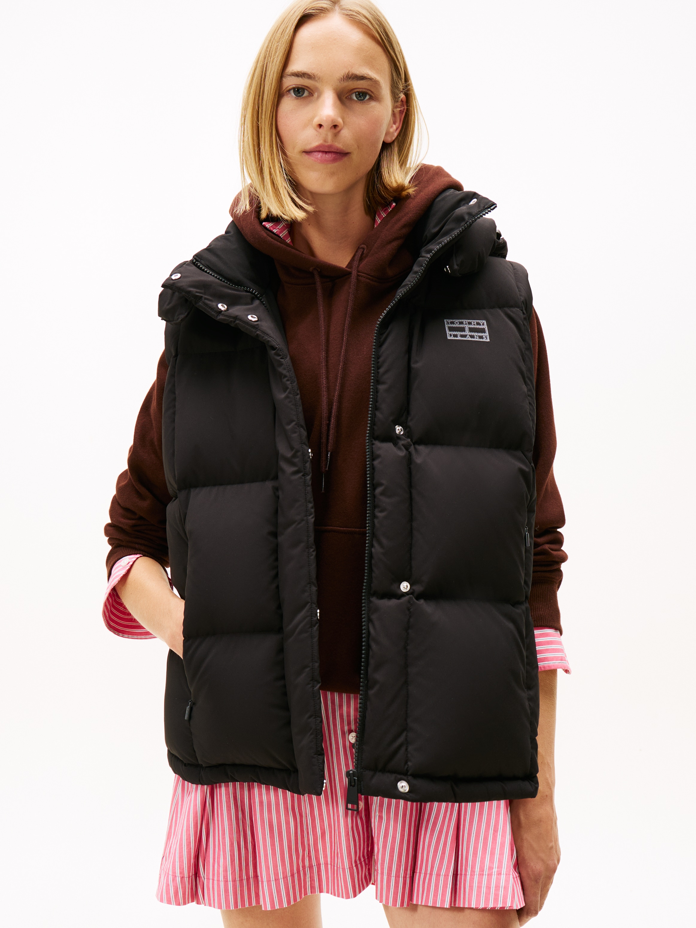 Tommy Jeans Steppweste »TJW ALASKA GRID DOWN VEST«
