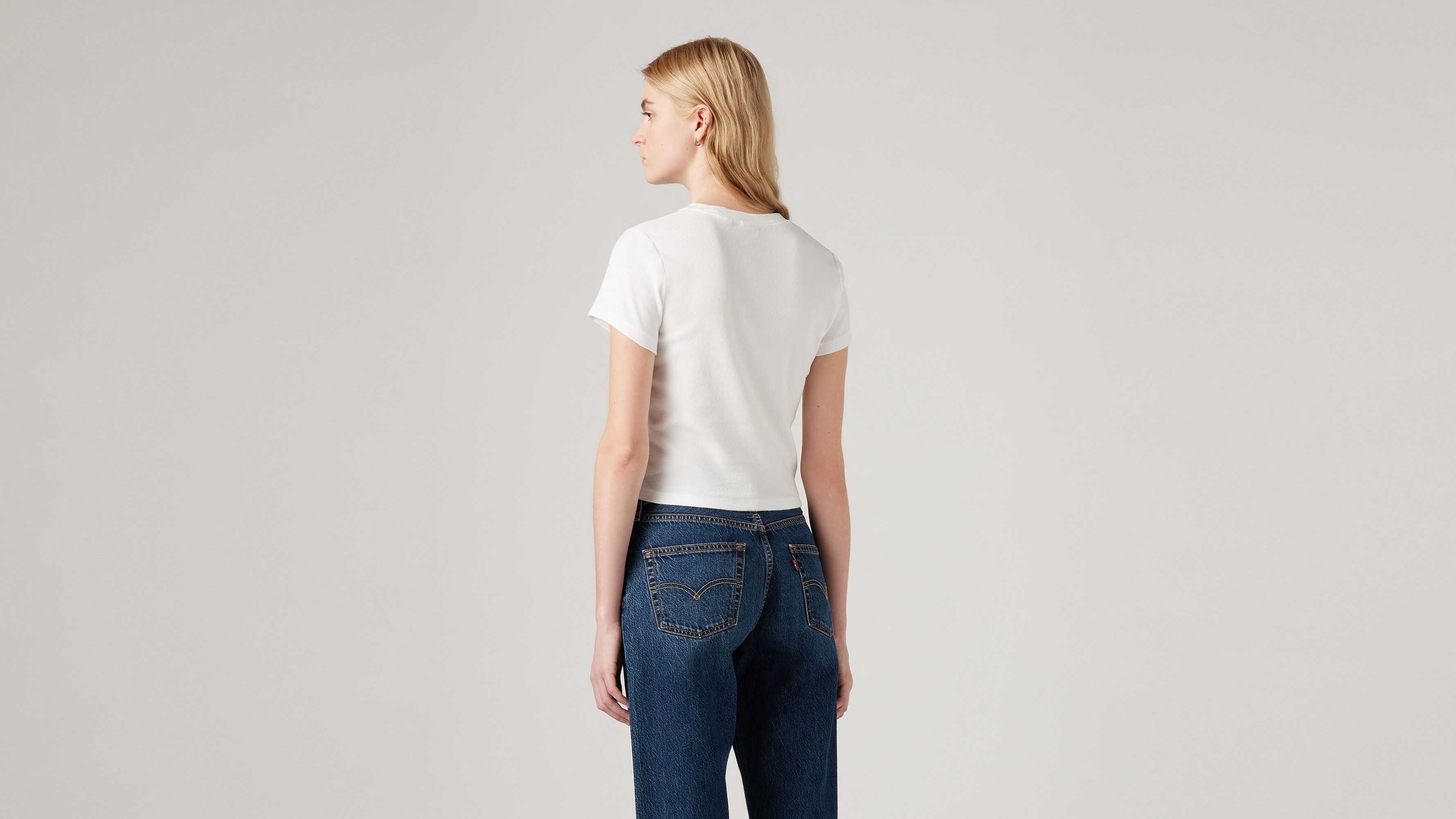 T-shirt sportif Essential - White + Cotton - Blanc