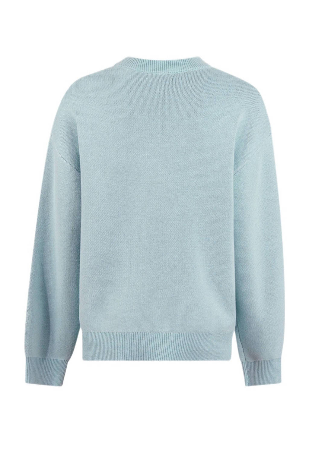 Shoeby trui blauw fijn gebreid