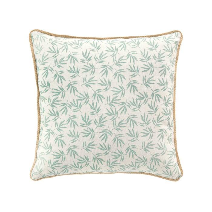 COUSSIN DEHOUSABLE 45X45CM IMPRIME ET JUTE MADDY SAUGE