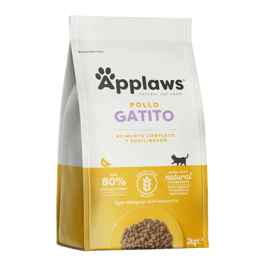 Ração para gatos Applaws sabor frango para gatinhos
