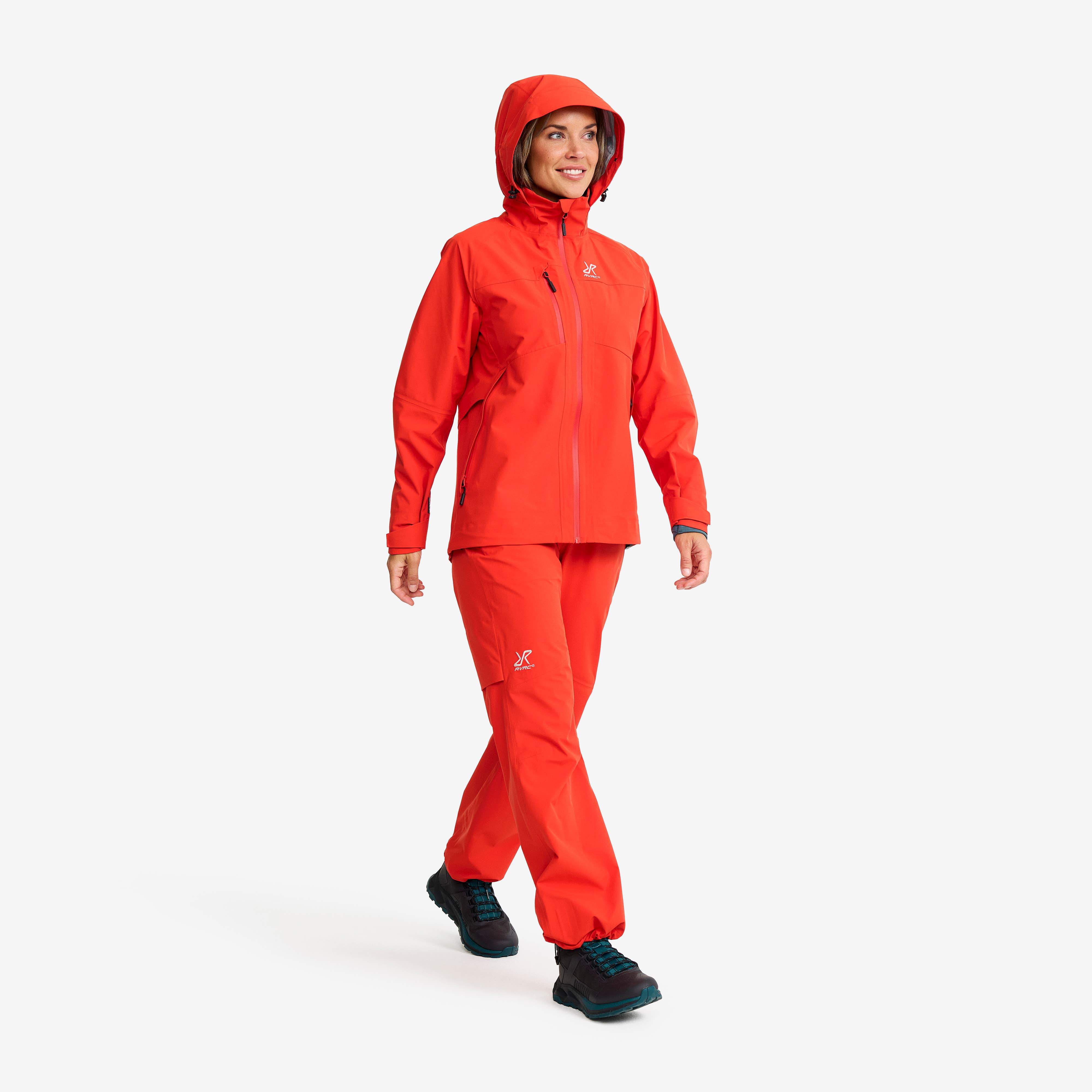 Cloud 3L Shell Pants Dame Aurora Red