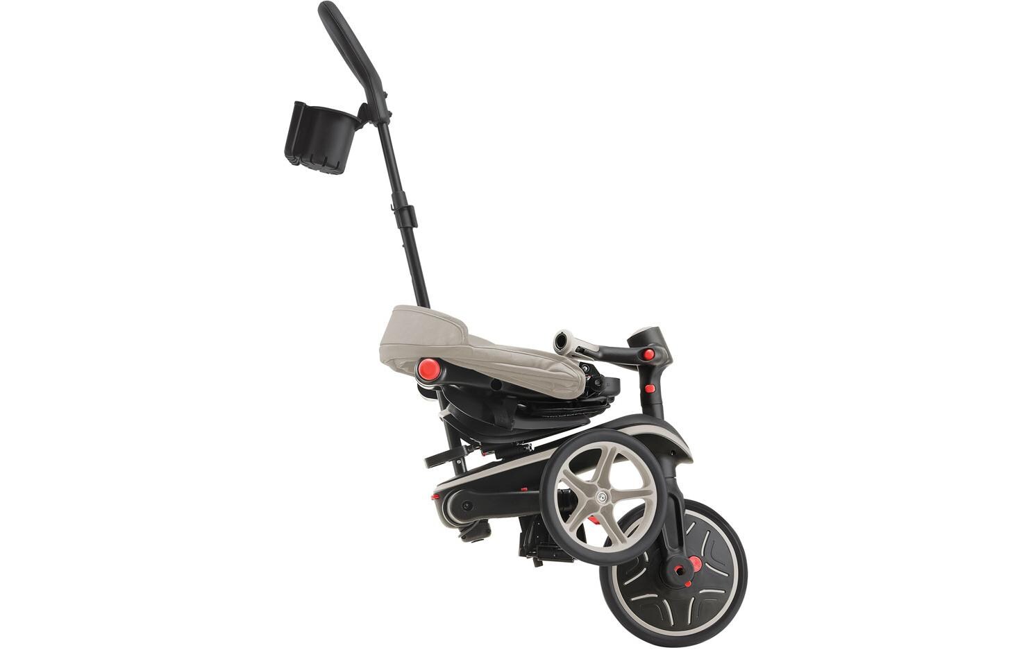 Trike Explorer Foldable 4 in 1, Taupe<br>All-in-One-Baby-Dreirad und Kinder-Laufrad