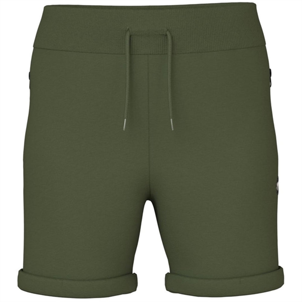 Køb Name it Rifle Green Vimo Sweat Shorts Noos