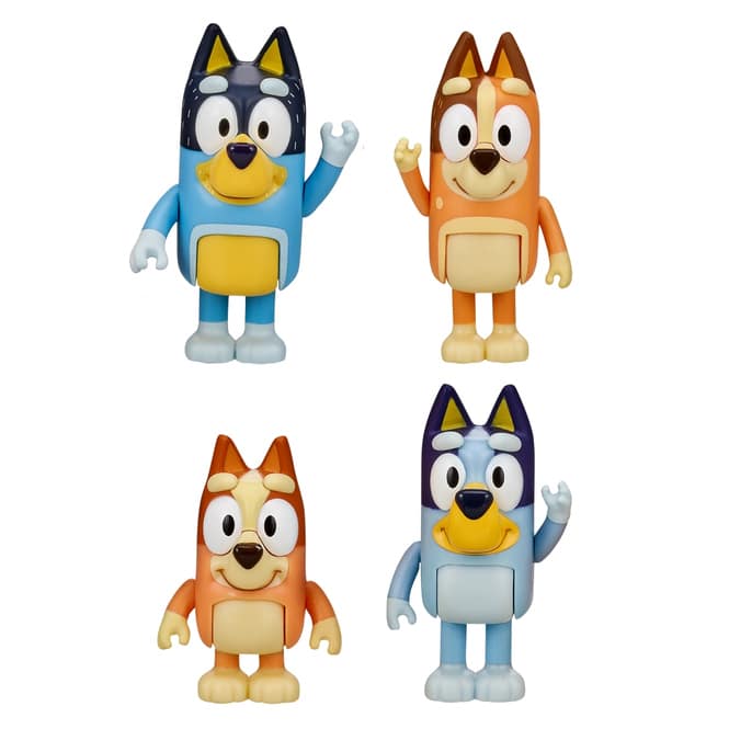 Bluey - Figuren 4er Pack - Familie