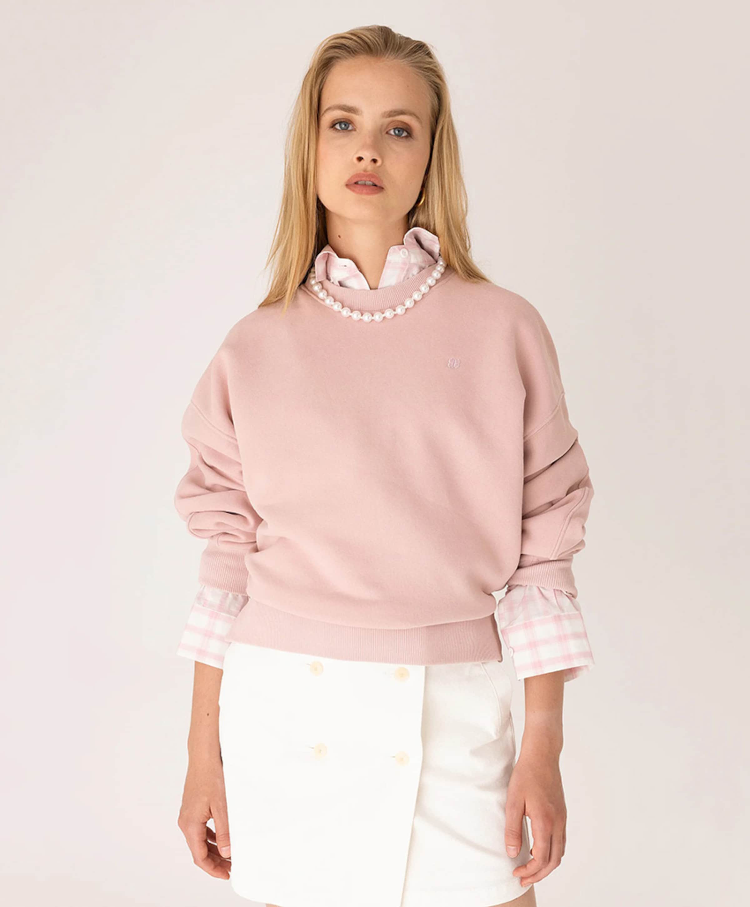 Anna Blue Dames sweater roze