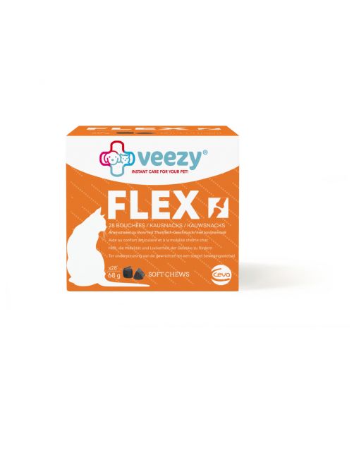 Veezy Flex Softchews Cat - Kattengewrichten - Tonijn 68 g 28 stuks