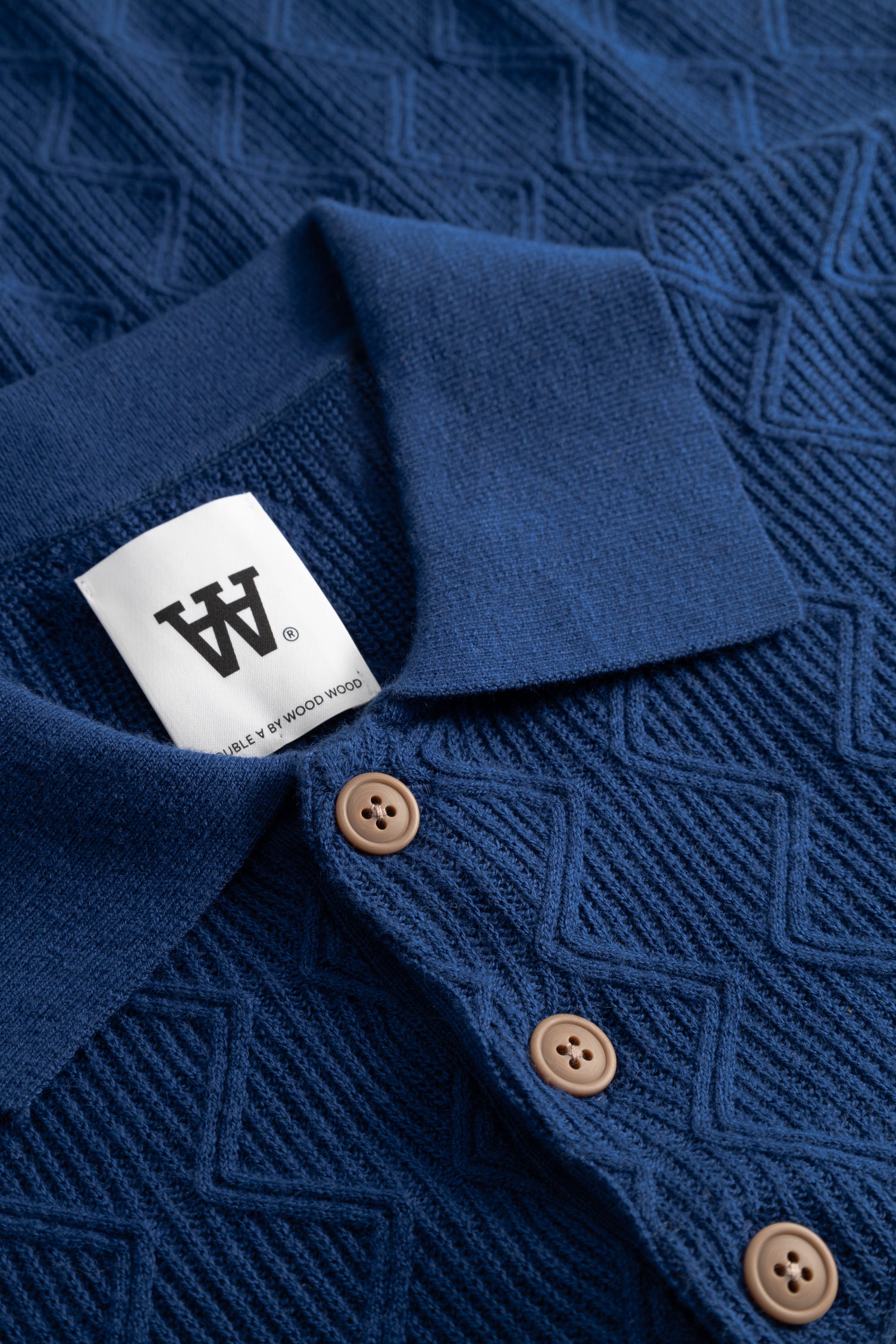 DOUBLE A BY W.W. MEN WWLamin Poloshirt