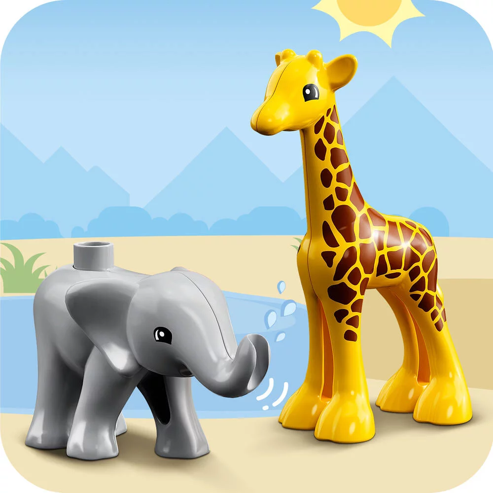 LEGO®DUPLO®MA VILLE 10971 - ANIMAUX SAUVAGES D’AFRIQUE