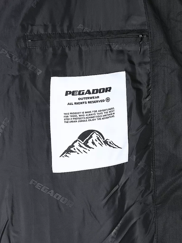 PEGADOR Steppjacke schwarz