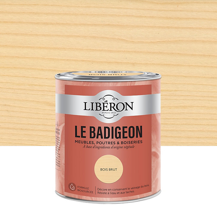 Badigeon meubles, poutres et boiseries Libéron bois brut 750ml