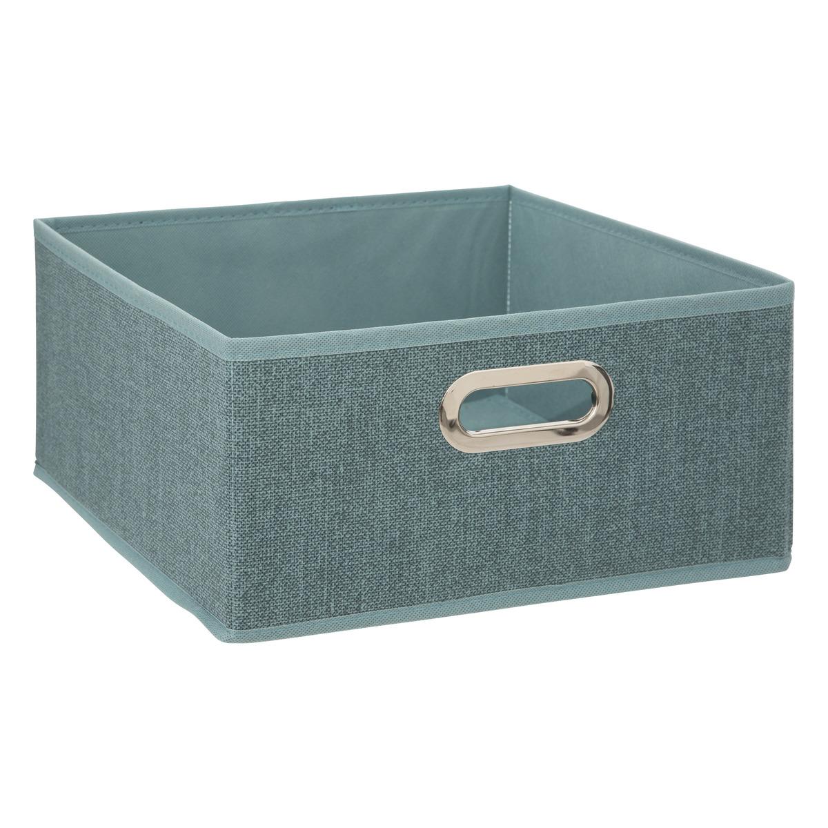 BOITE DE RANGEMENT 31X15CM PETROLE CHINE