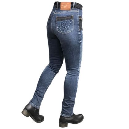 Jean Overlap KARA WASH - Slim - Bleu