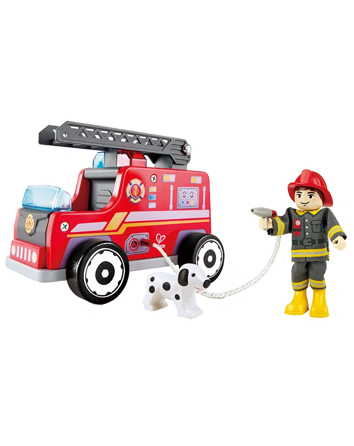Spiel-Set FEUERWEHR-TRUPP 3-teilig in bunt