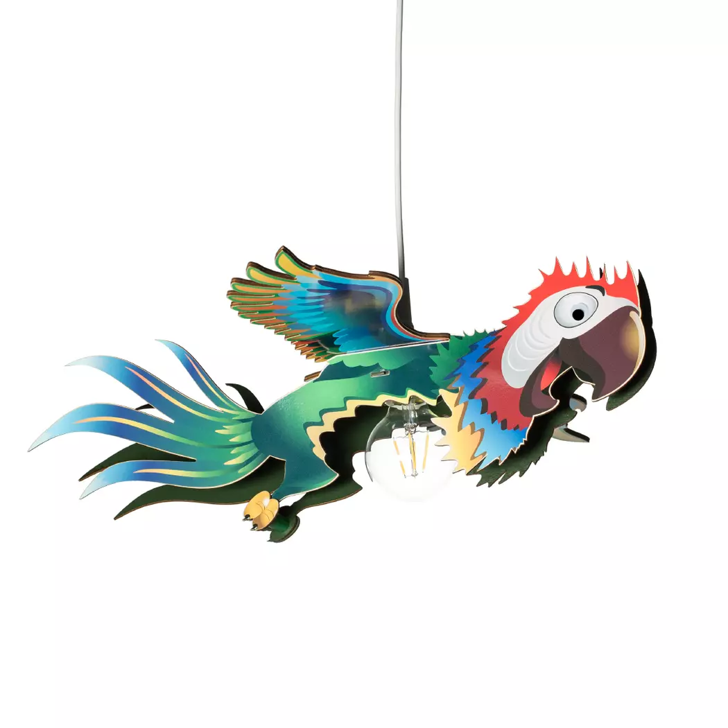 Kinderlampe Papagei