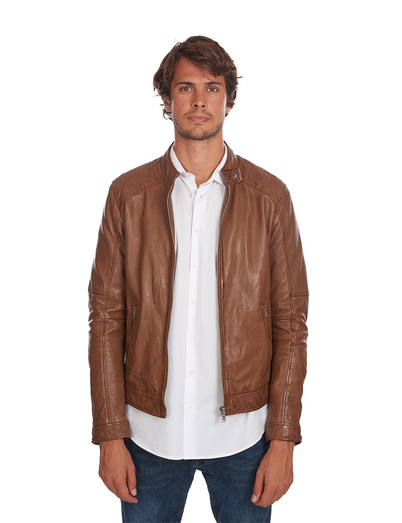 OAKWOOD BLOUSON HOMME MANAGER COGNAC