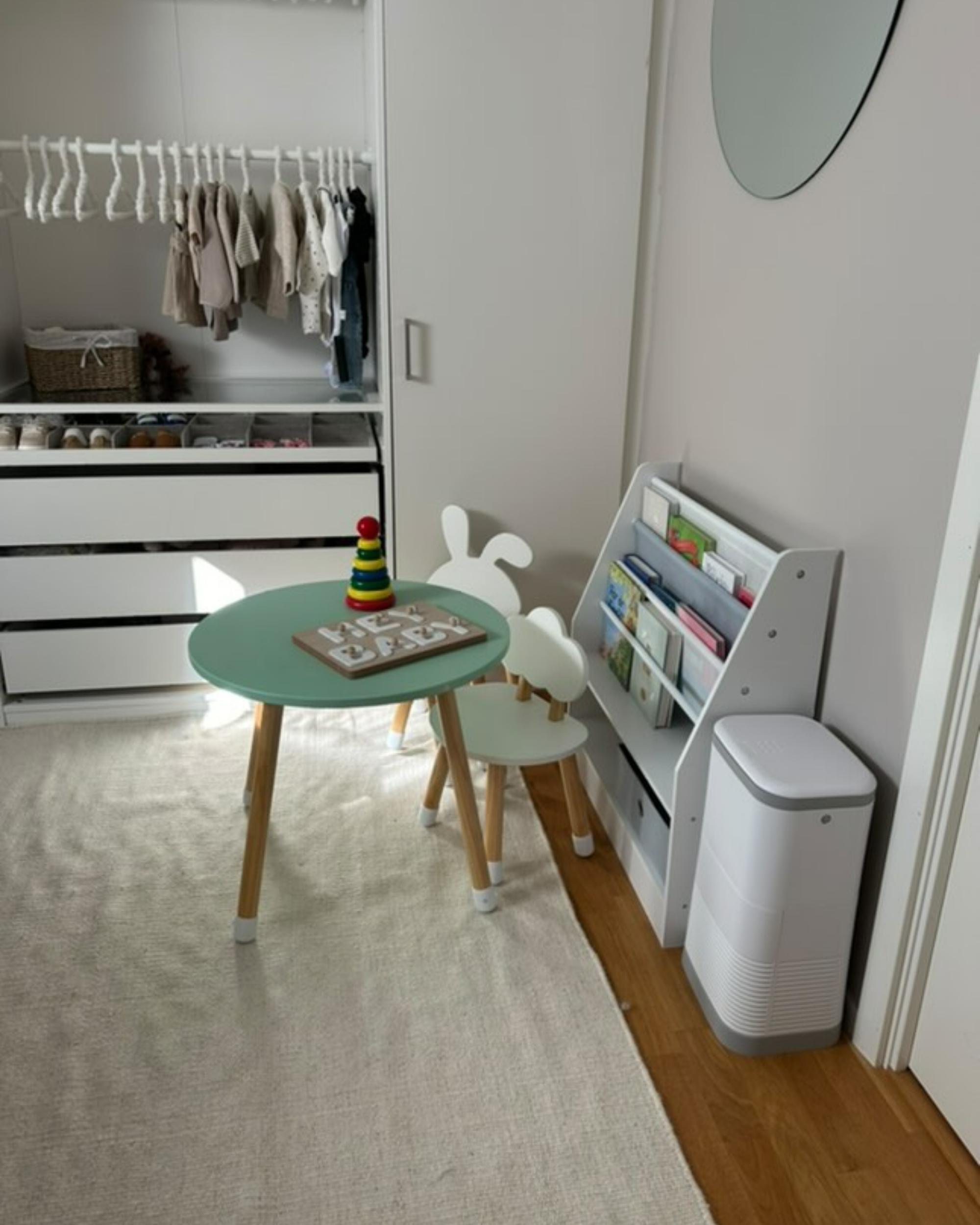 Boekenkast met 3 planken TUMBY 74 cm Wit