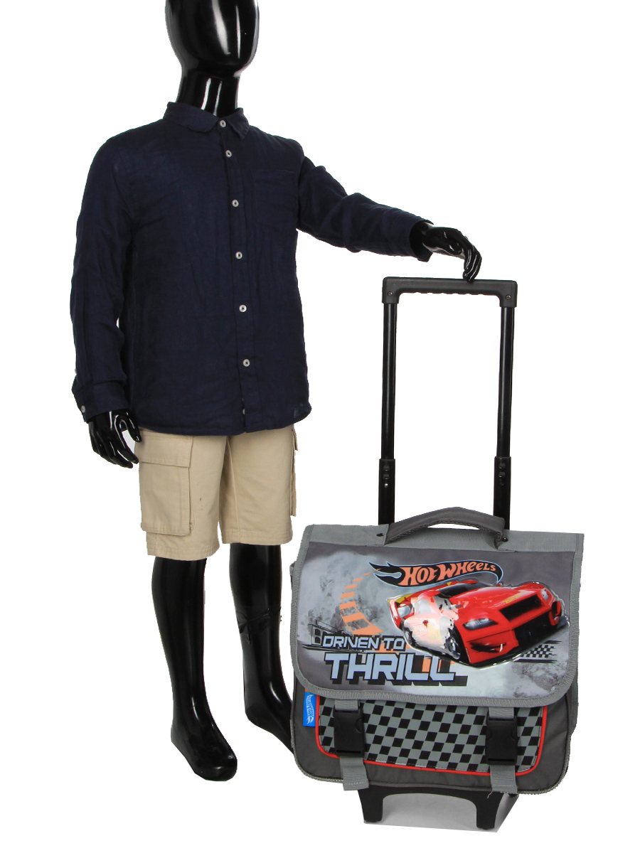 Cartable À roulettes Hot Wheels Thrill 38 cm