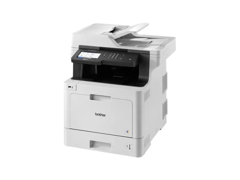 Brother MFC-L8900CDW - Multifunktionsprinter - farve - laser - 215.9 x 355.6 mm (original) - A4/Legal (medie) - op til 31 spm (kopiering) - op til 31 spm (udskriver) - 300 ark - 33.6 Kbps - USB 2.0, Gigabit LAN, Wi-Fi(n), USB vært, NFC - med 3 års On