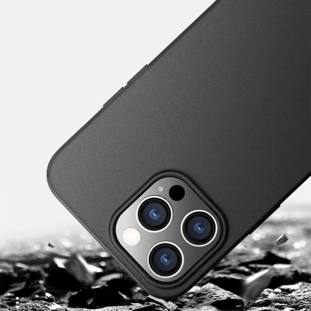 iPhone 15 Gummi Case Hülle Ultra Thin - Schwarz
