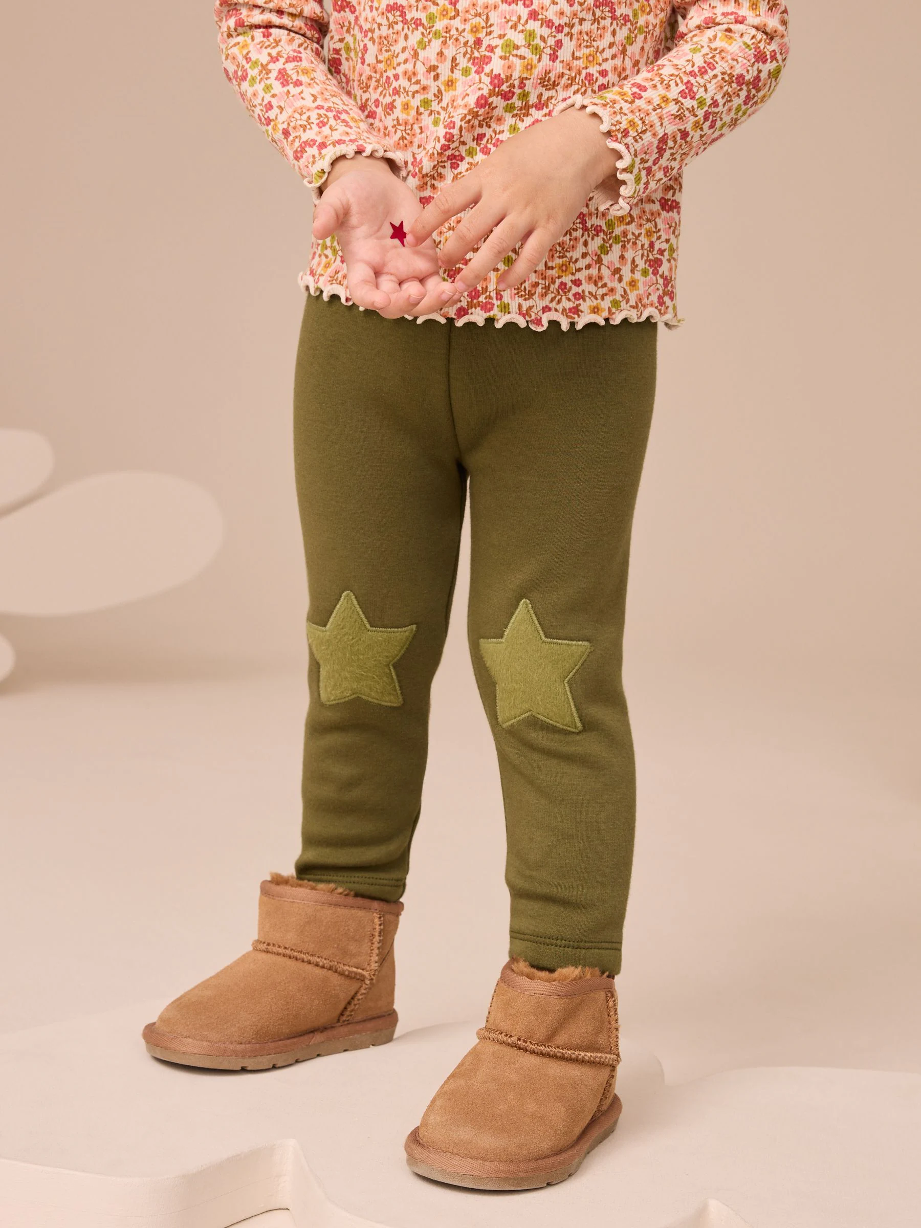 Donkergroen - Behaaglijke legging (3mnd-7jr)