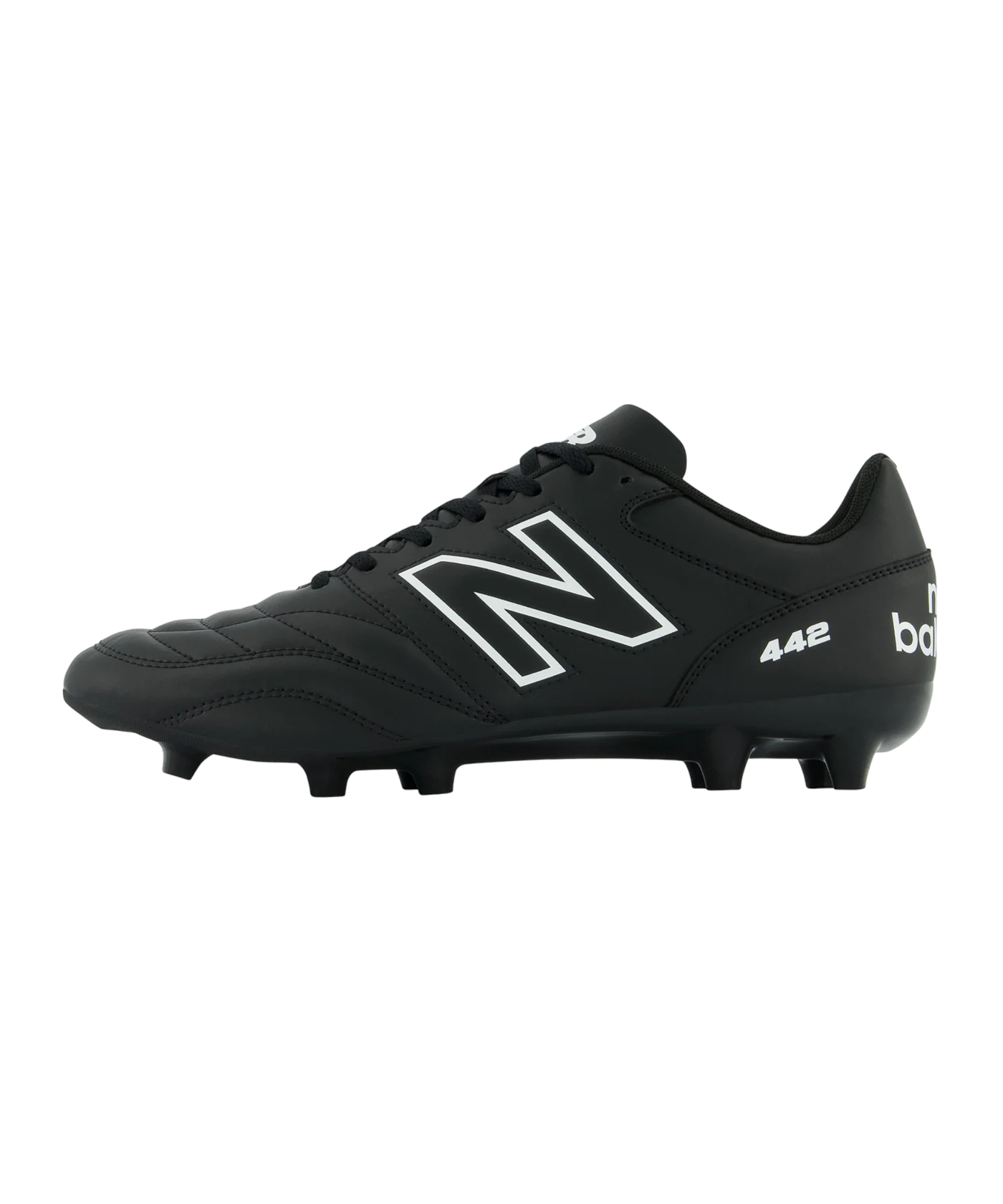 New Balance 442 V2 Academy FG Black Out Schwarz FBK2