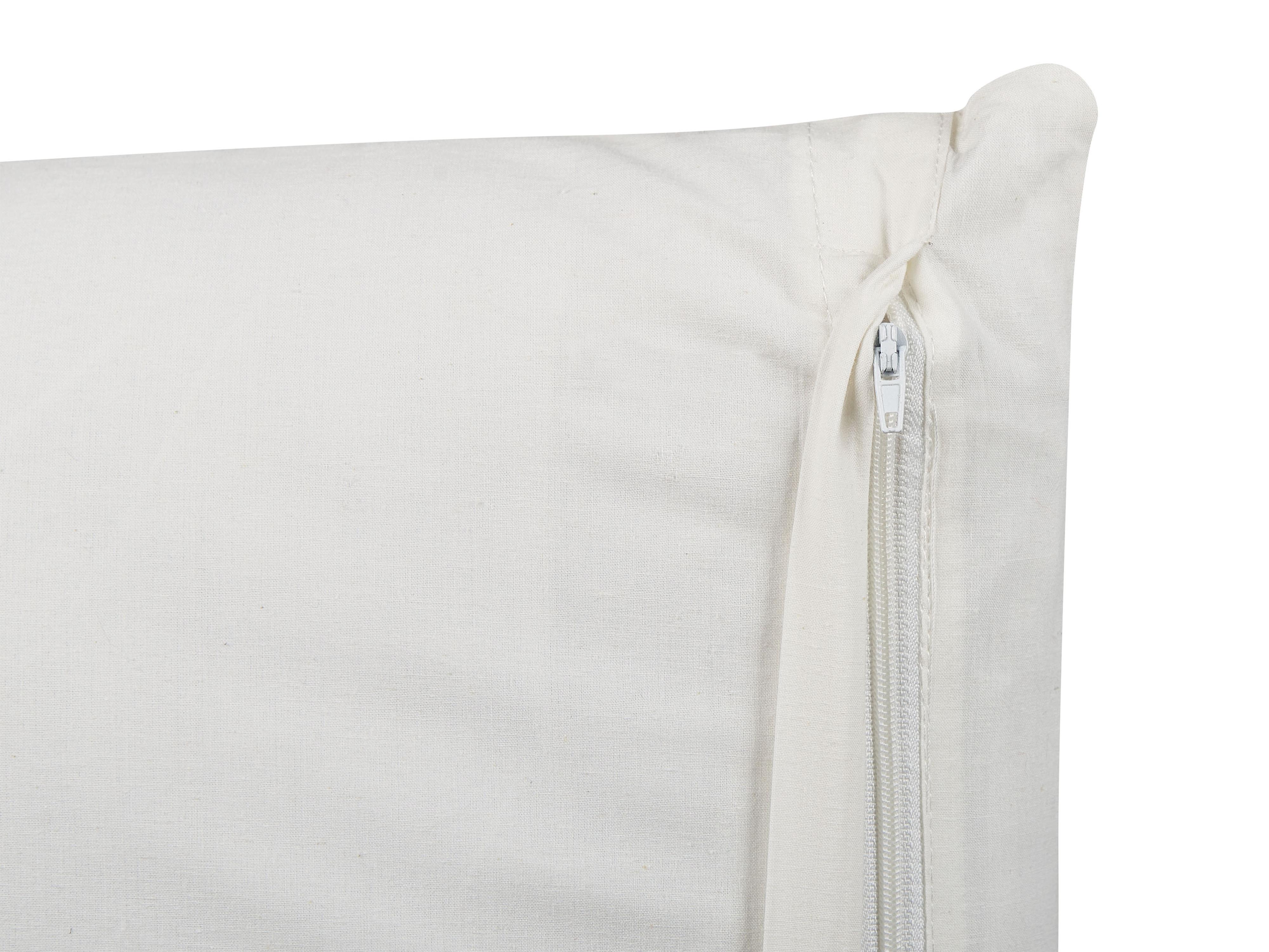 Set van 2 sierkussens LARICS Katoen 45 x 45 cm Groen oosters patroon