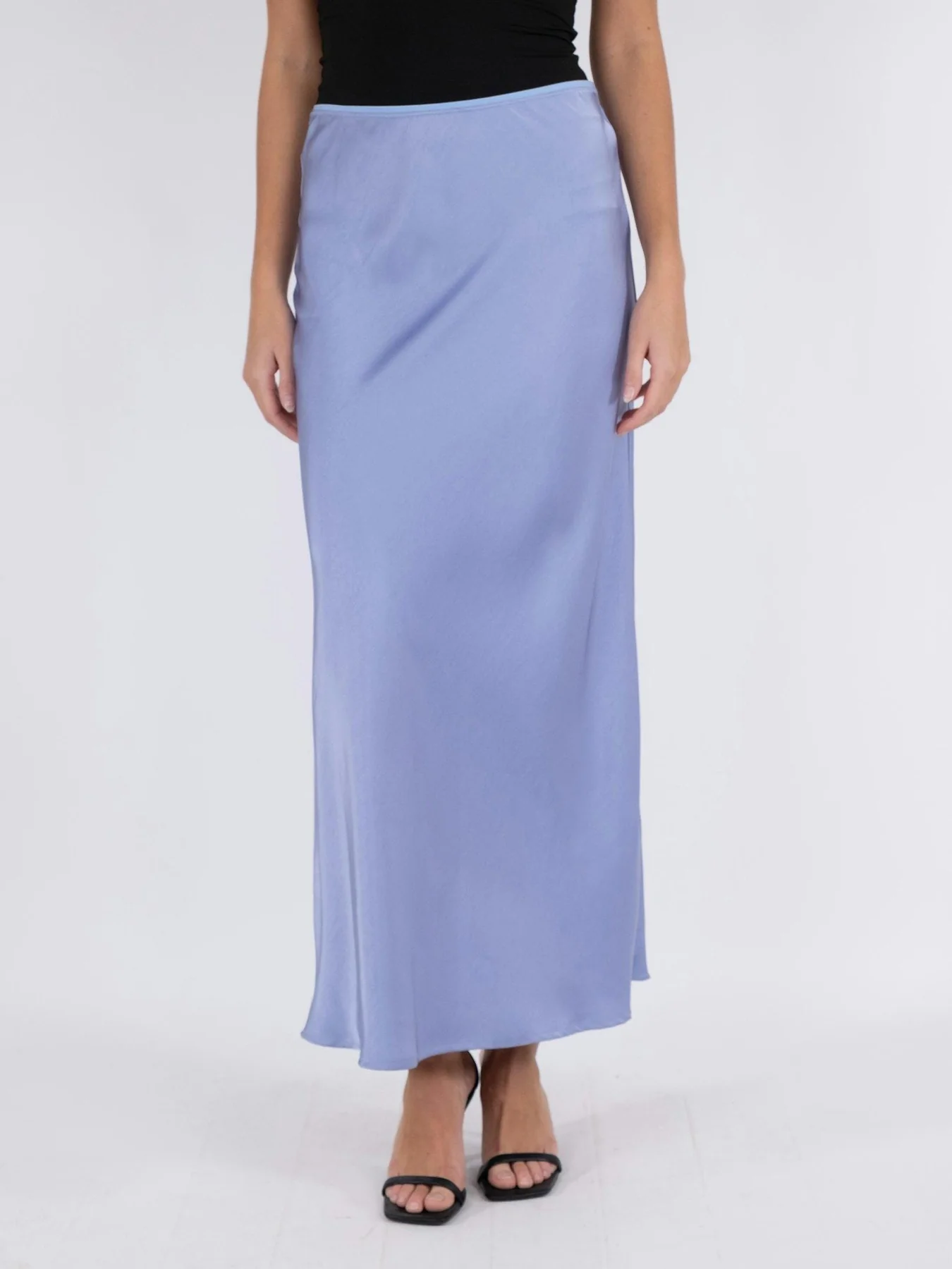 Neo Noir Vicky Heavy Sateen Skirt lilac 1